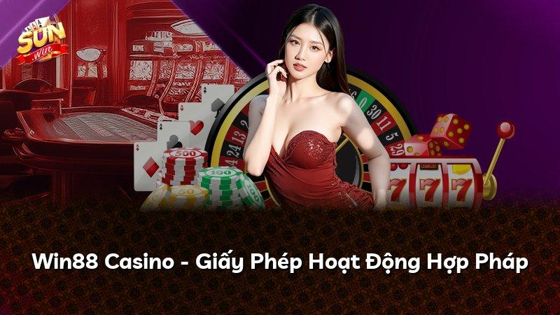 Win88 Casino - Giấy Phép Hoạt Động Hợp Pháp